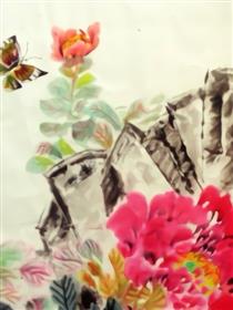 蝶恋牡丹花，比翼双双飞